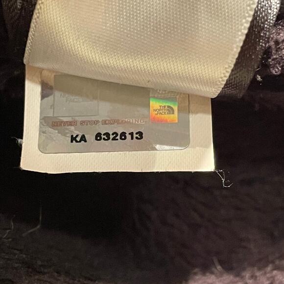 The North Face Oso Hoodie Women’s M | Soft Fuzzy Fleece Jacket Black Nylon Trim - Picture 8 of 10